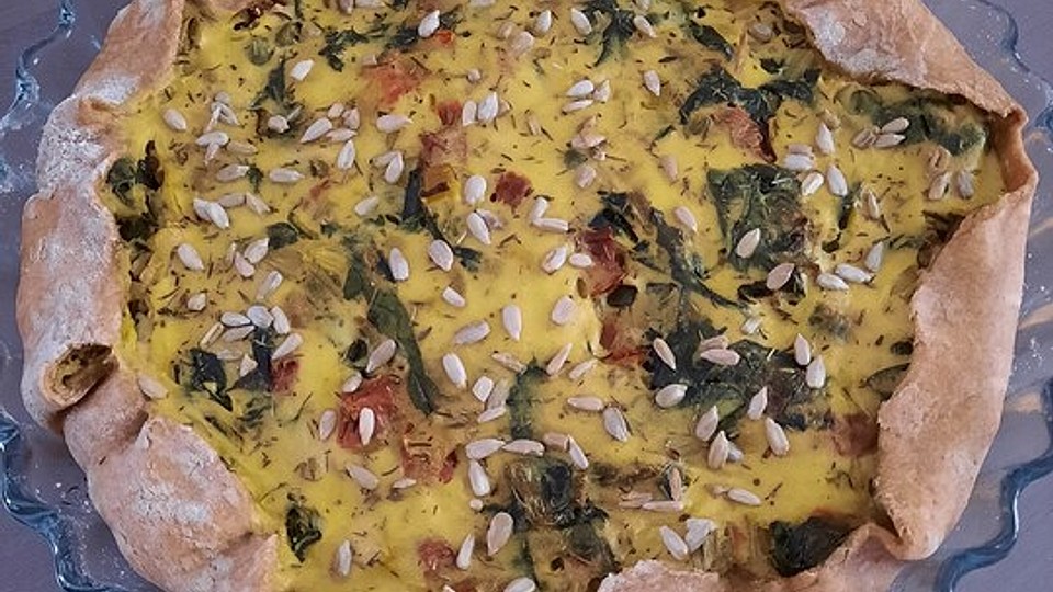 Vegane Mangoldquiche mit Seidentofu von Jo2000