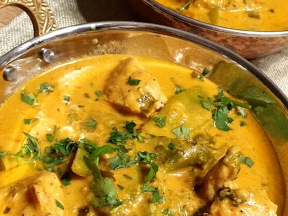 Mughlai Chicken Handi mit grünen Bohnen von agiagi2| Chefkoch