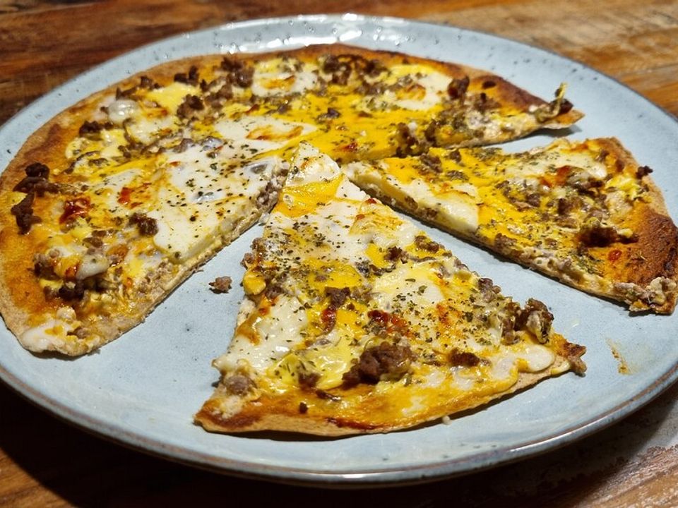 Kalorienarme Hackfleischpizza von Heute_kocht_Peter| Chefkoch