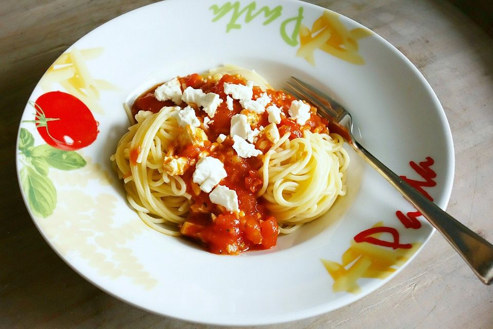 Feta Spaghetti