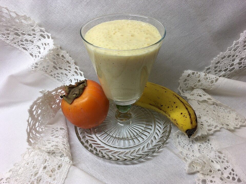 Joghurtdrink Kaki-Banane von Mooreule| Chefkoch