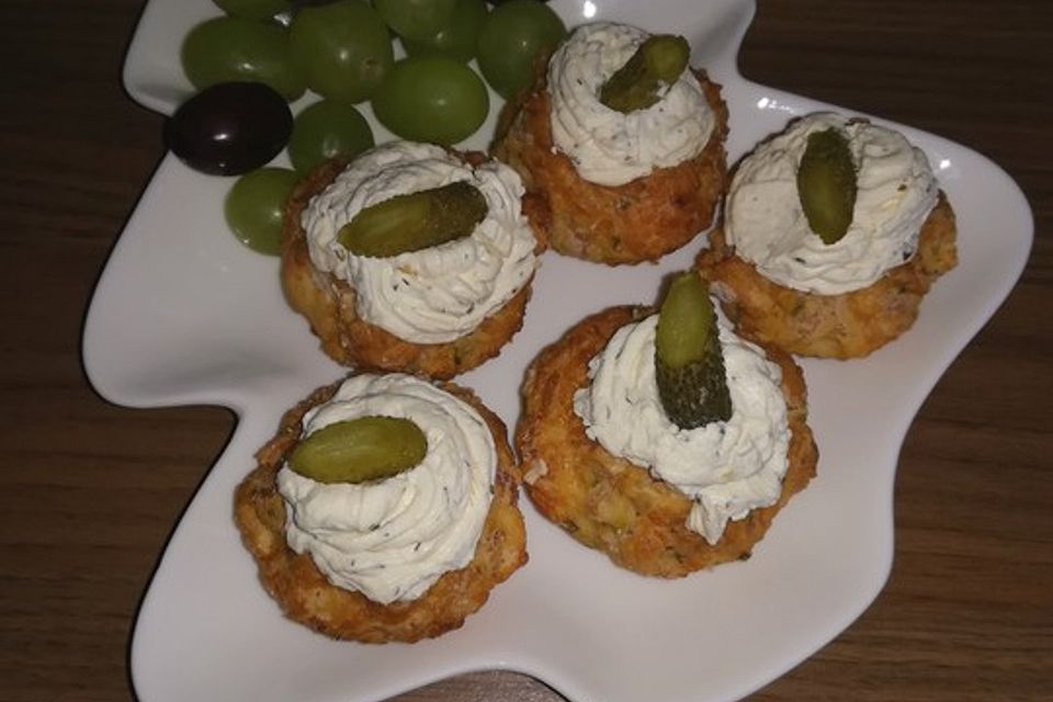 Herzhafte Schinken-Käse-Muffins