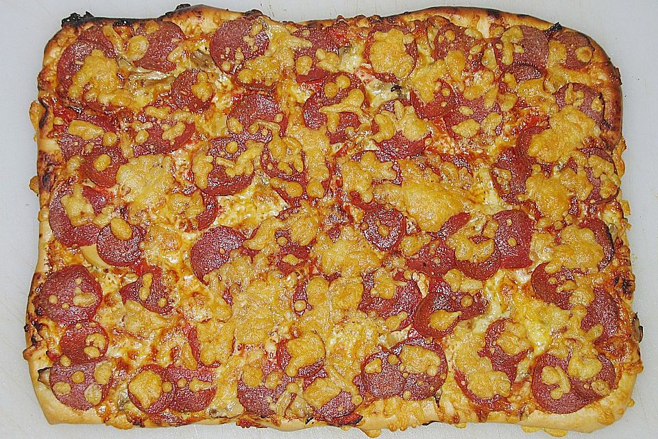 Bunte Pizza