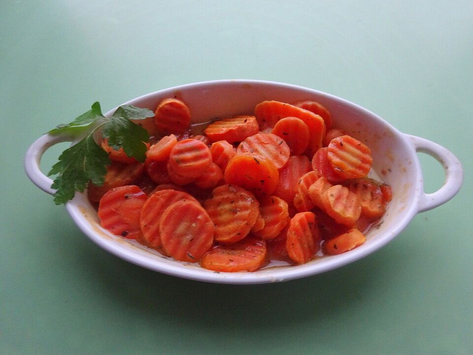 Karotten in Honig-Senf-Marinade von Milchkaffe| Chefkoch