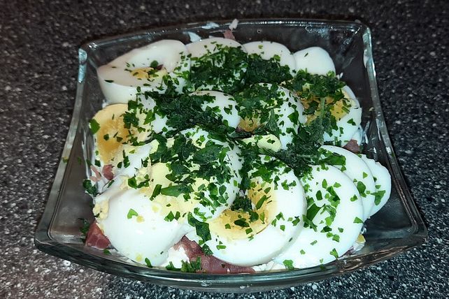 Frischkäseaufstrich mit Radieschen, Schinken und Ei| Chefkoch