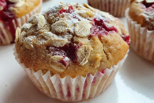 Haferflocken - Johannisbeer - Muffins von floo| Chefkoch