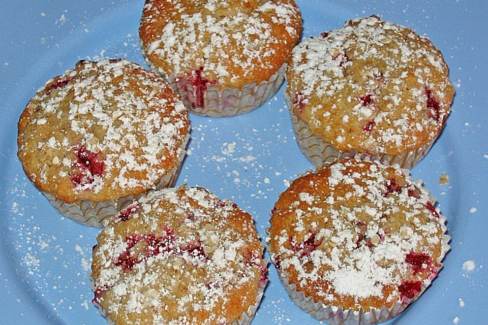 Haferflocken - Johannisbeer - Muffins