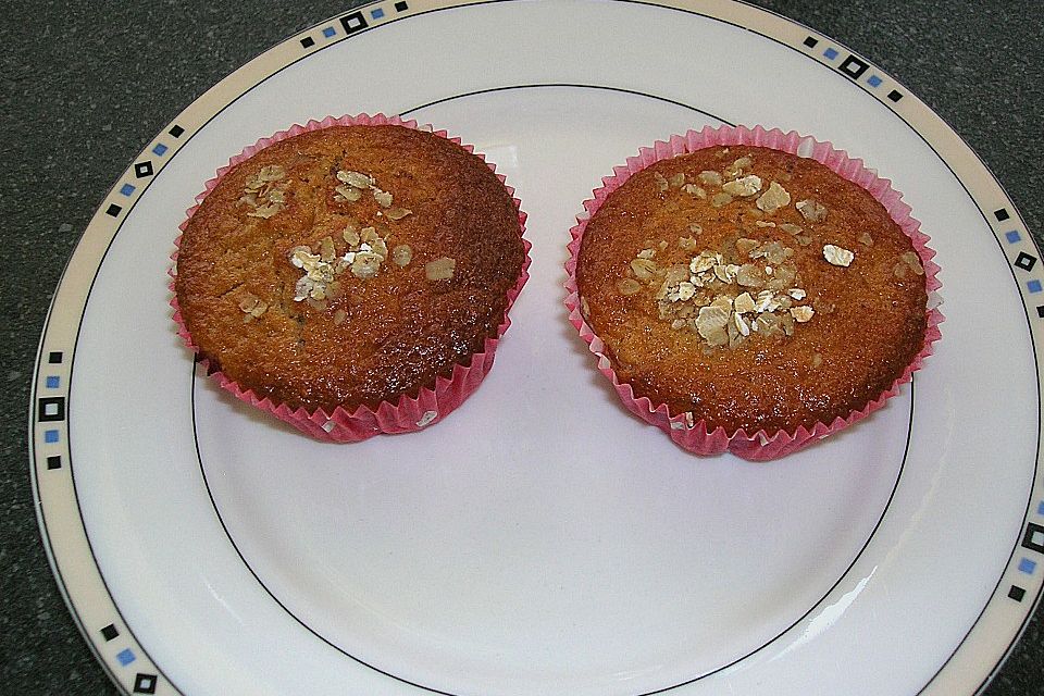 Haferflocken - Johannisbeer - Muffins