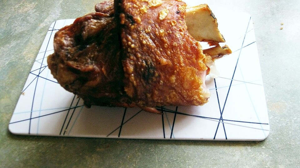 Bayerische Schweinehaxe aus dem Airfryer