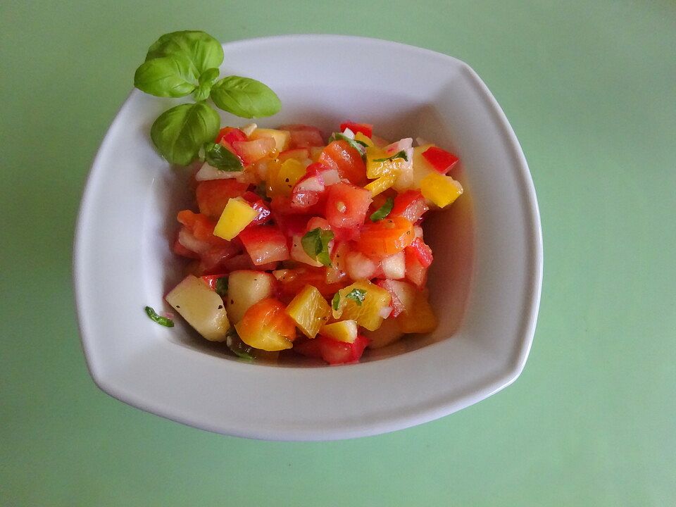 Tomatensalat auf andere Art von kikipekiti| Chefkoch