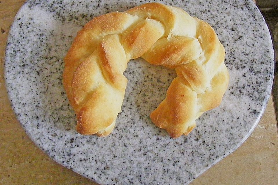 Brezel aus Quark - Ölteig