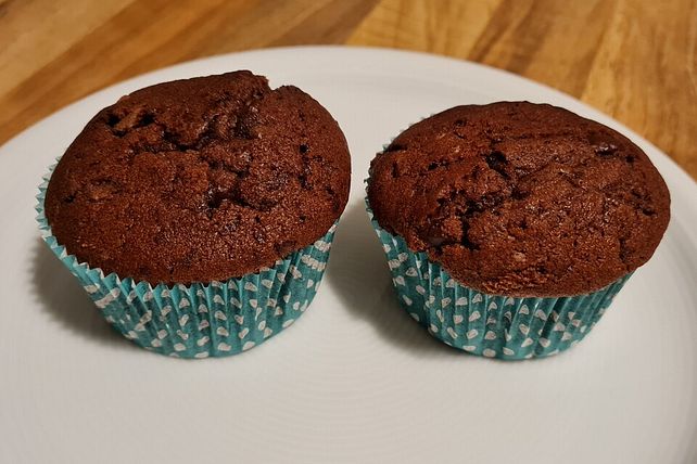 Schoko-Muffins saftig und schnell von timo_breulmann| Chefkoch