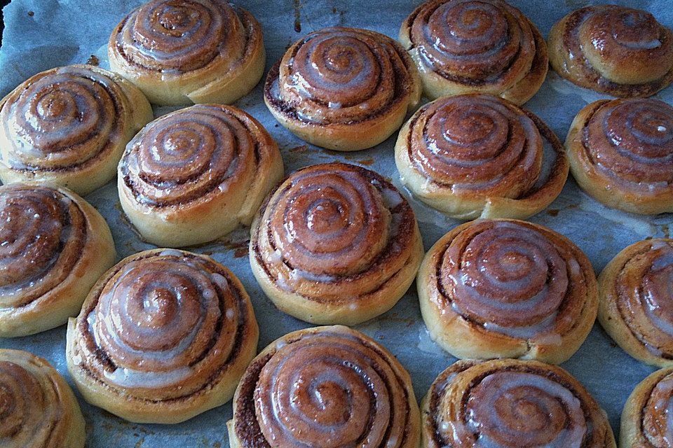 Schwedische Zimtschnecken