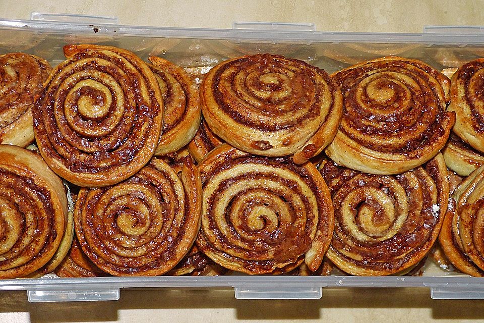 Schwedische Zimtschnecken