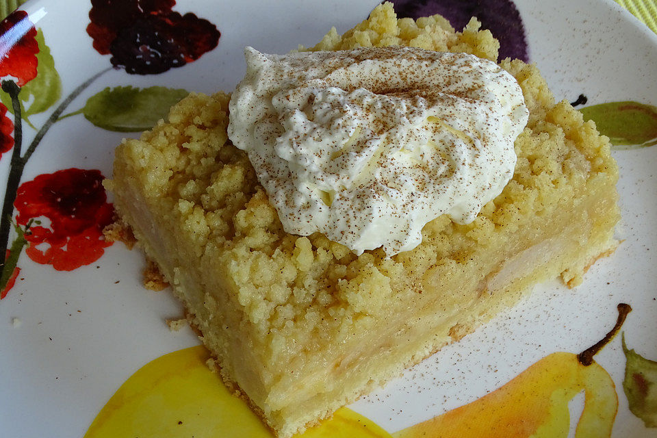 Apfel-Streuselkuchen vom Blech