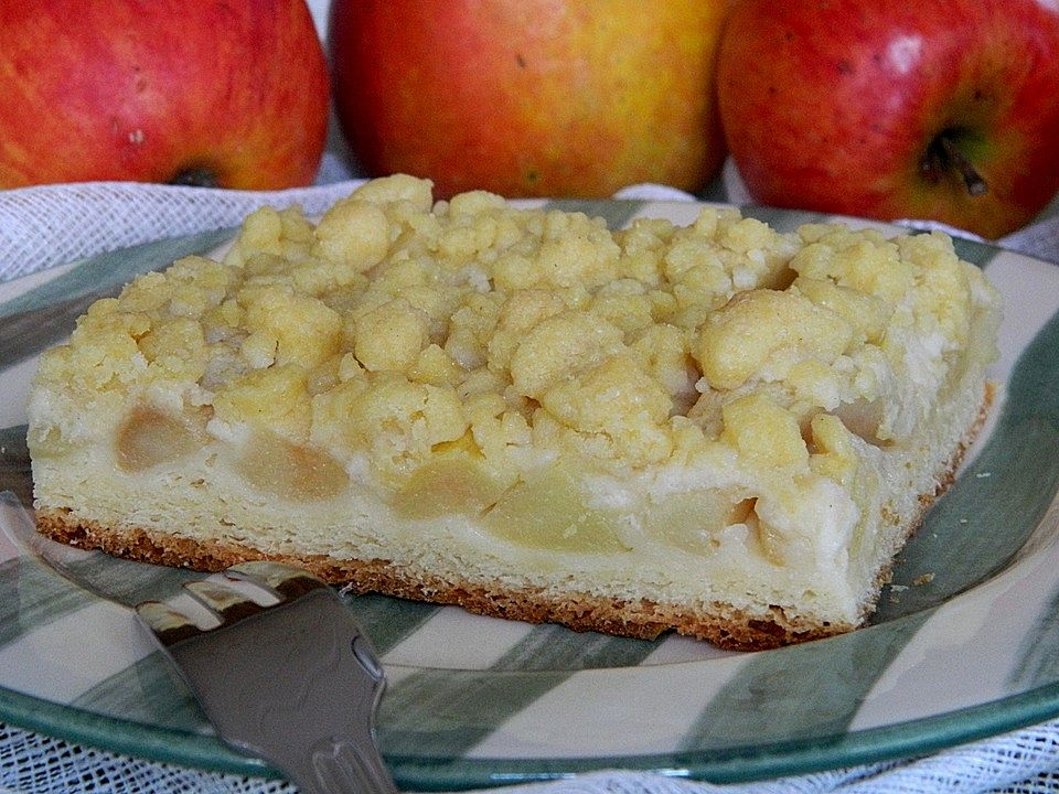 Apfel-Streuselkuchen vom Blech von alina1st| Chefkoch