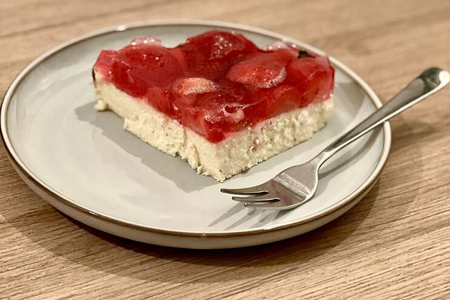 High Protein Käsekuchen mit Erdbeeren von Chefkoch_ChristinaS| Chefkoch