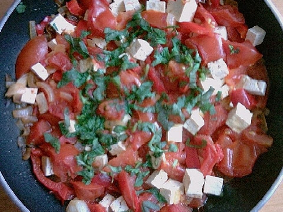 Tomatensoße mit Paprika und Tofu von igel-123| Chefkoch