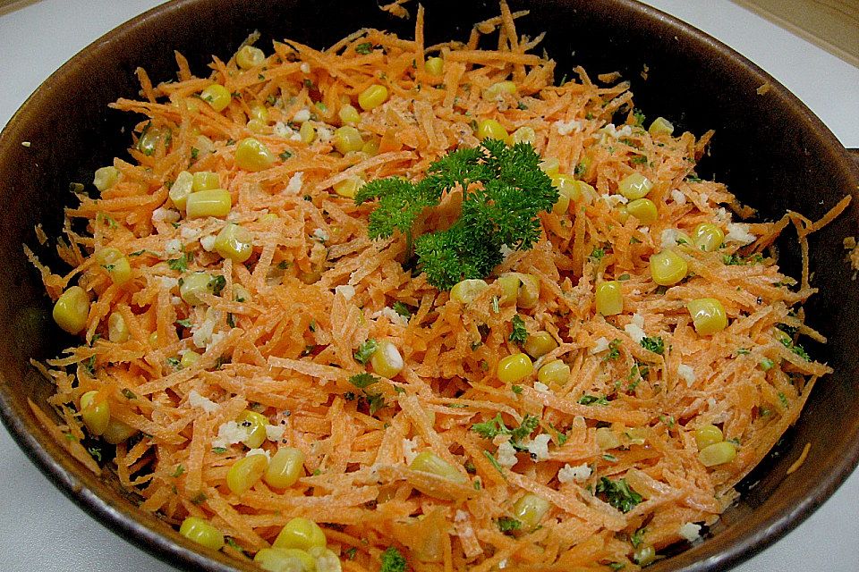 Gelbe Rübe - Mais - Salat