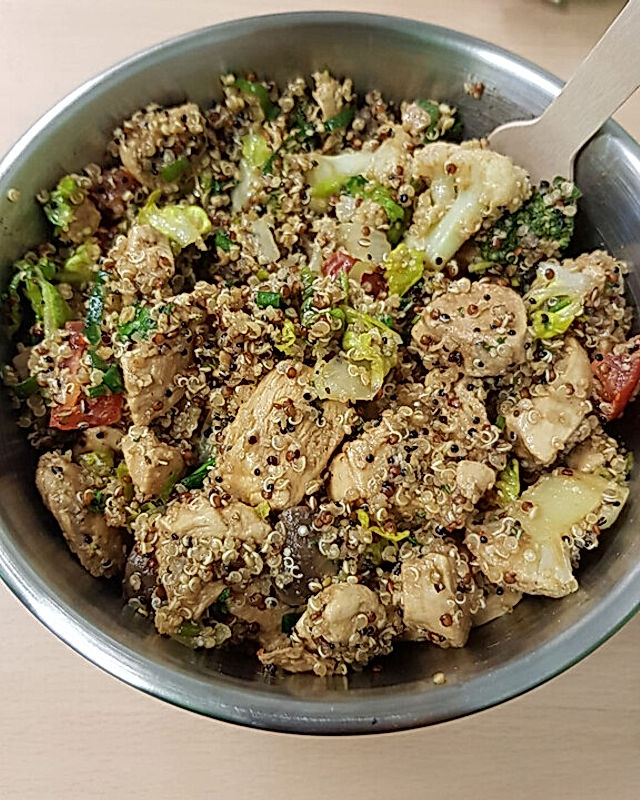 Quinoa-Hähnchensalat