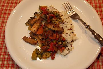 Schweinefilet mit Sojasauce