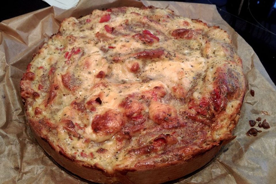 Würziger Mett - Rosetten - Kuchen