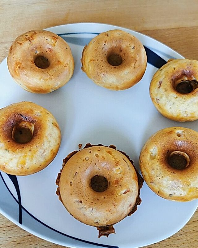Schinken-Käse Donuts für den Mini-Donut-Maker