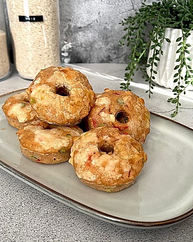 High Protein Pizza Donuts