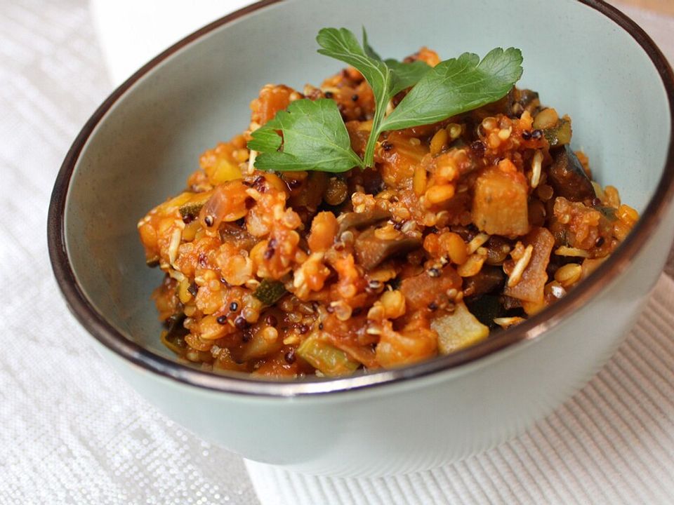 Bunter Eintopf mit Couscous, Reis, Linsen und Gemüse von sukamakan93 ...