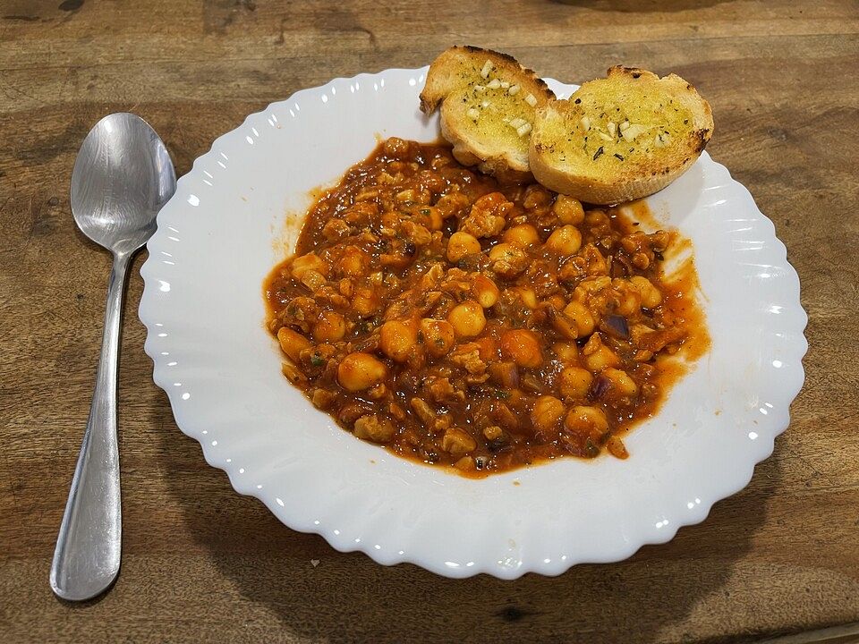 Soja-Kichererbsen-Pfanne von f_g_luni| Chefkoch Soja-Kichererbsen-Pfanne von f_g_luni| Chefkoch