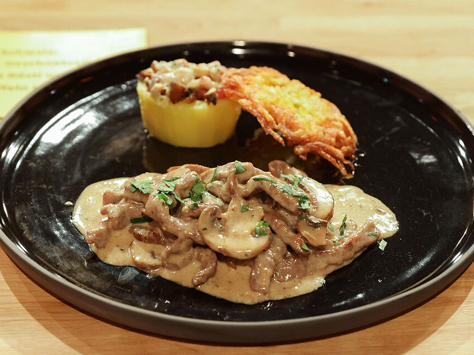 Zürcher Geschnetzeltes mit Rösti und Kartoffeln Lorraine von ChefkochTV ...