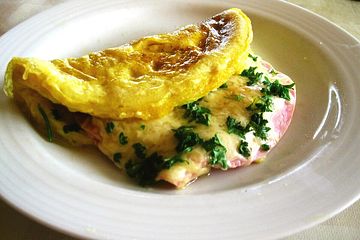 Omelette aus Eiweißpulver