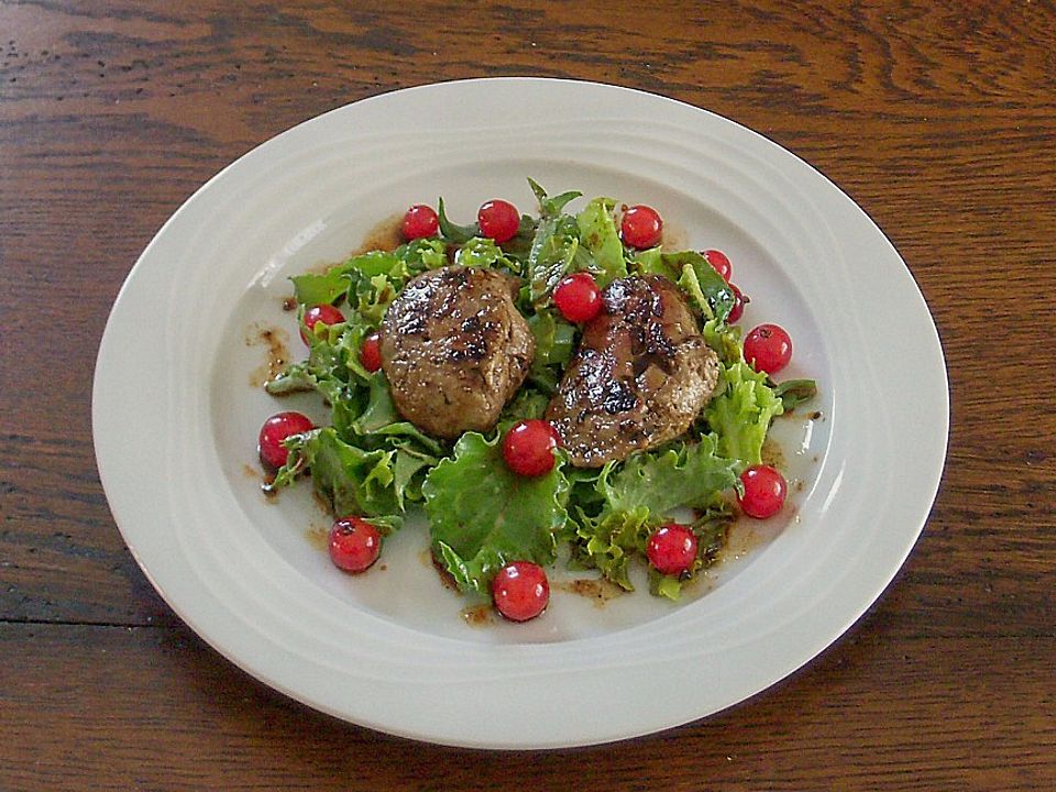Blattsalate mit Kaninchenleber von susa_| Chefkoch