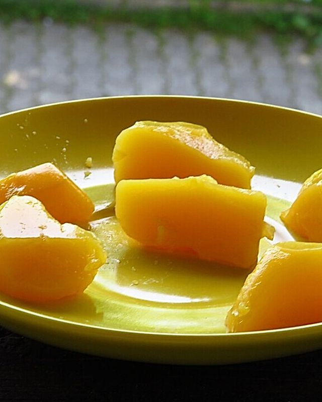 Fruchtgelee mit Orangengeschmack