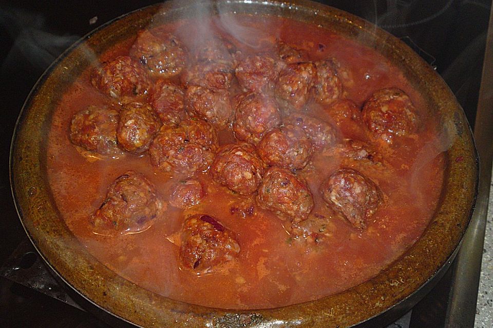 Hackfleisch - Eier Tajine Hackfleisch - Eier Tajine