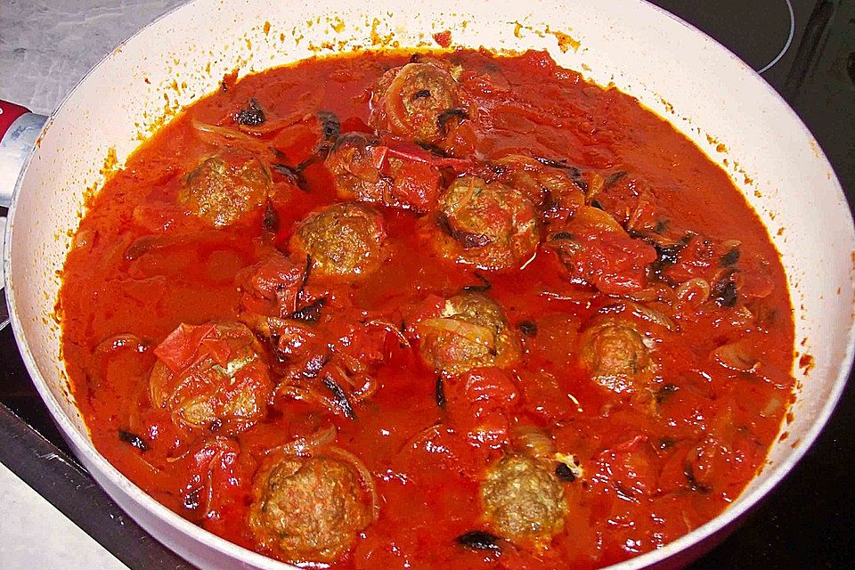Hackfleisch - Eier Tajine Hackfleisch - Eier Tajine