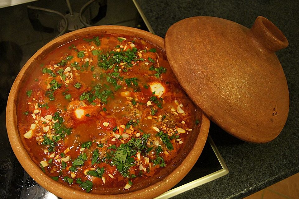 Hackfleisch - Eier Tajine