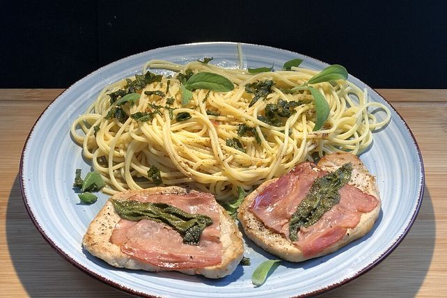 Saltimbocca Mit Salbeispaghetti Von Sessm Chefkoch