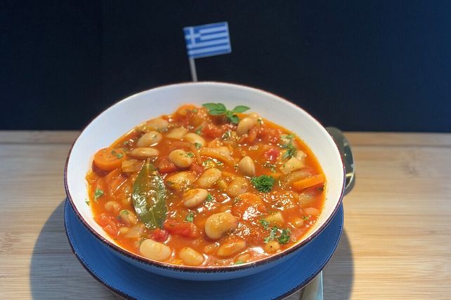 Griechische Bohnensuppe - Fasolada von SessM| Chefkoch