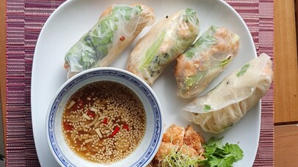 Sommerrollen mit knusprigem Lachs von Chefkoch_Viki