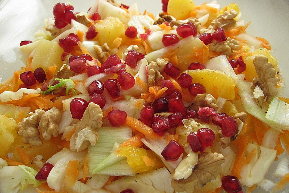 Fenchel - Ananas - Möhren - Salat