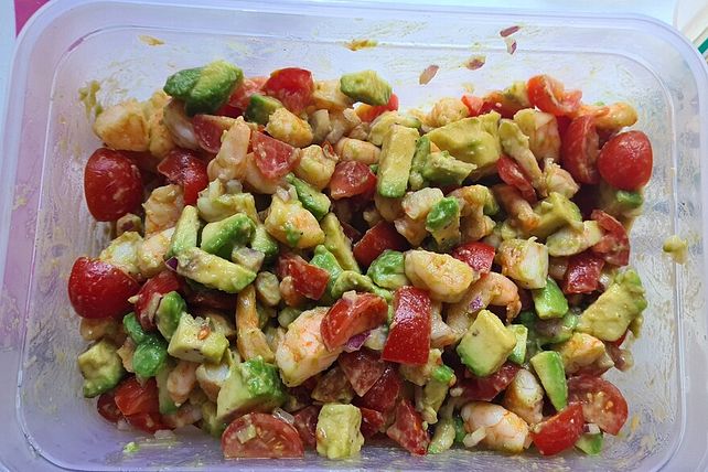 Avocadosalat mit Garnelen und Tomaten von 4Aces-73| Chefkoch