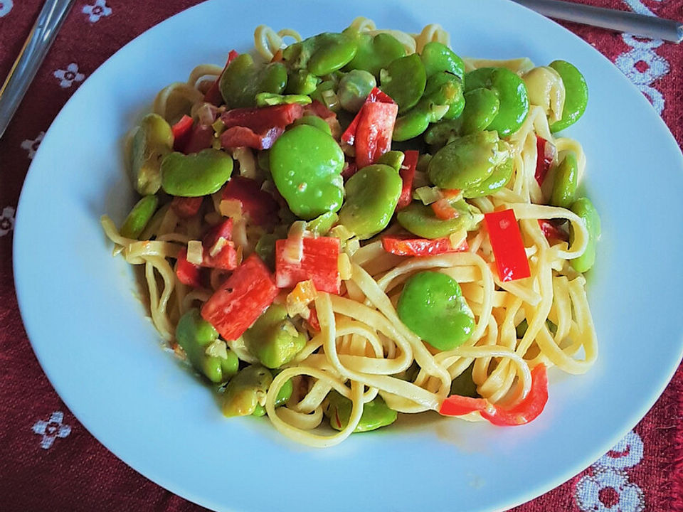 Tagliatelle mit Dicken Bohnen von Rübensirup| Chefkoch