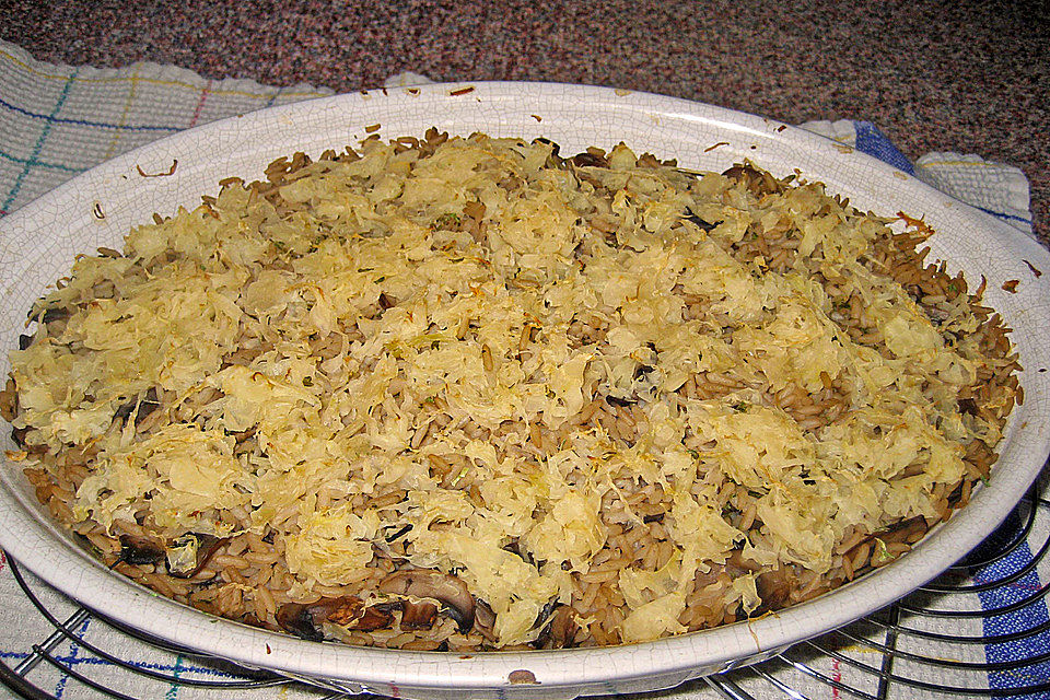 Reis - Sauerkraut - Auflauf