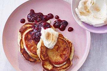 Milchreis-Apfel-Pfannkuchen