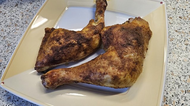 Scharfe Curry-Hähnchenschenkel von SessM