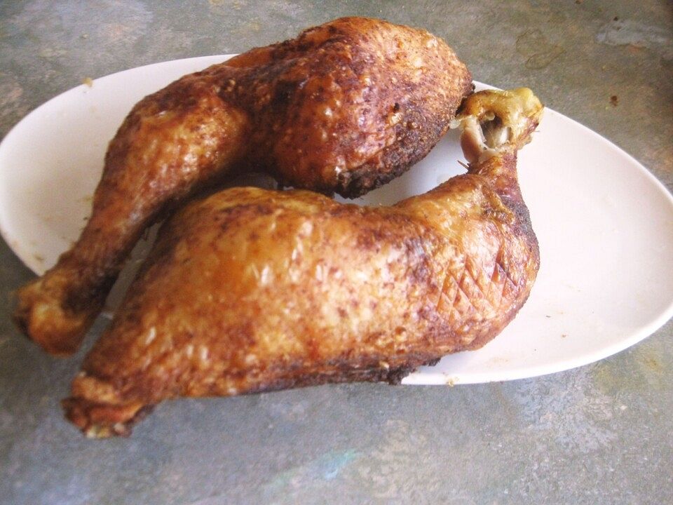 Scharfe Curry-Hähnchenschenkel von SessM| Chefkoch