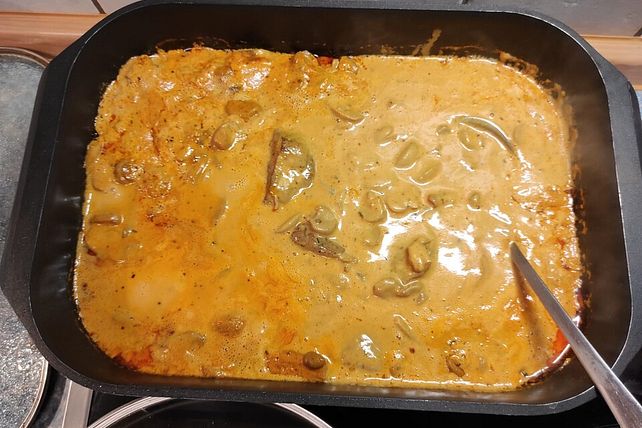 Schweinefilet in Sahne-Curry-Soße mit Champignons von Flauschebaer ...