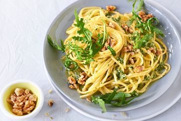 Spaghetti mit Walnuss-Pesto