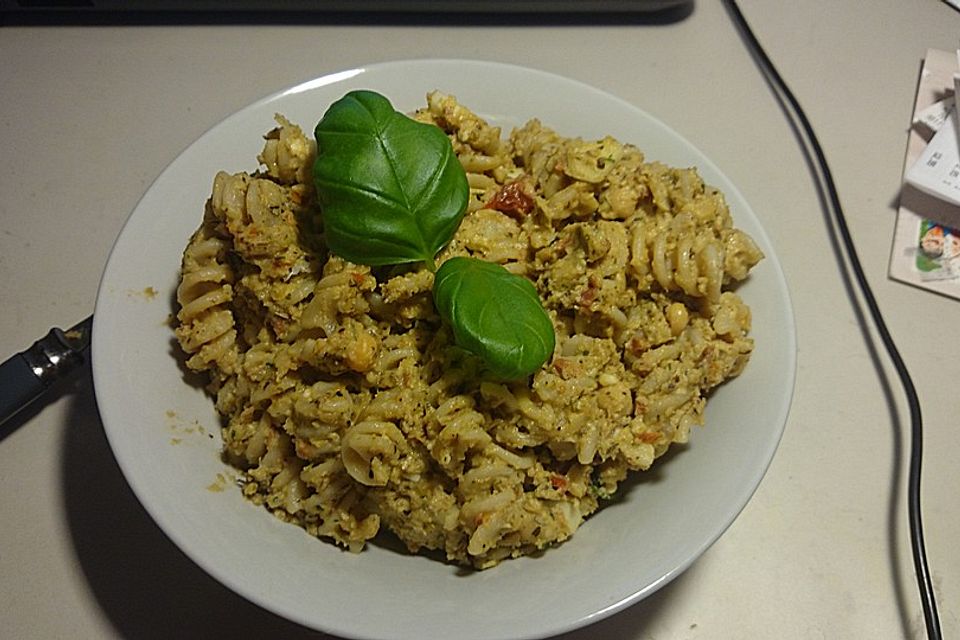 Pasta mit Kichererbsen-Käse-Sugo